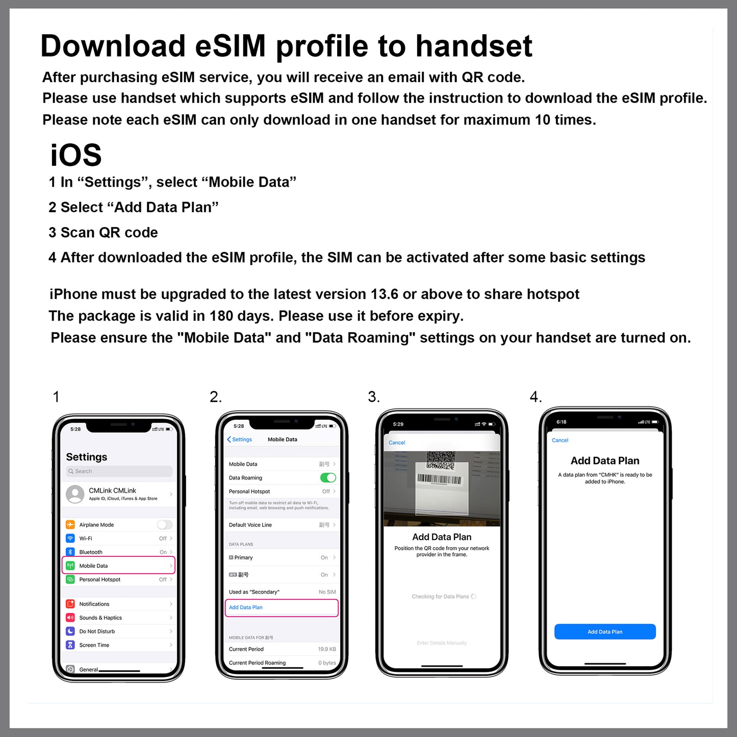 10-Day 50GB Malaysia Tourist eSIM | Instant Activation & 5G Network